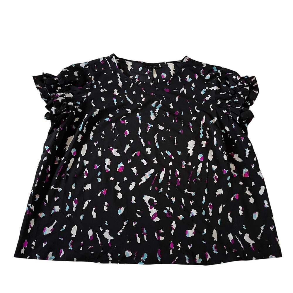 Lane Bryant Ruffle Sleeve Blouse Plus Sz 22 Work Office Career